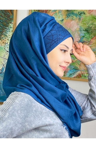 Dunkelblau Praktischer Turban 2ŞBTTHZŞL02-03