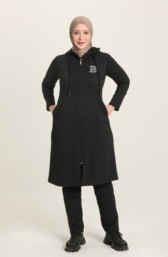 Black Tracksuit 7044-01