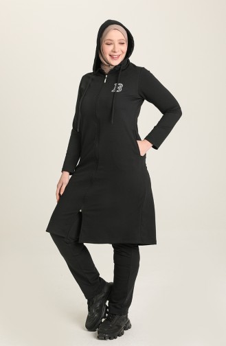 Black Tracksuit 7044-01