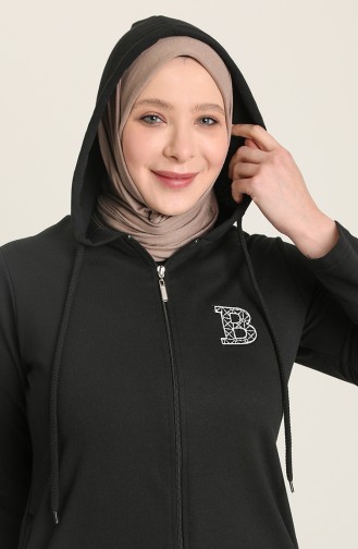 Black Tracksuit 7044-01