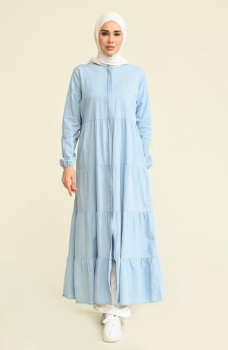 Denim Blue Abaya 1977-01