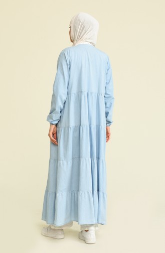 Denim Blue Abaya 1977-01