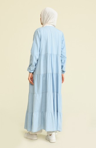 Jeansblau Abayas 1977-01