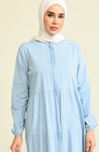 Denim Blue Abaya 1977-01