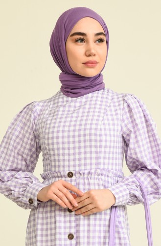 Violet Hijab Dress 10760.Lila
