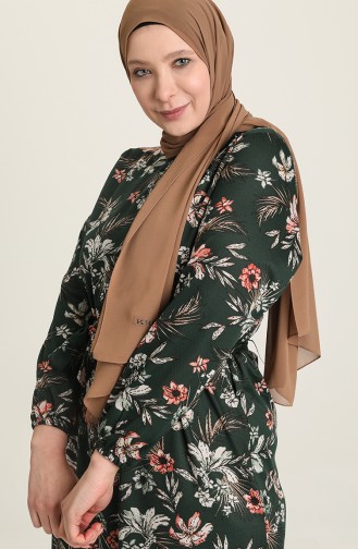 Sea Green Hijab Dress 4801A-05
