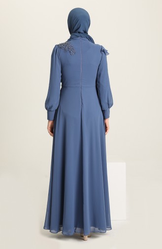 Habillé Hijab Indigo 4932-02