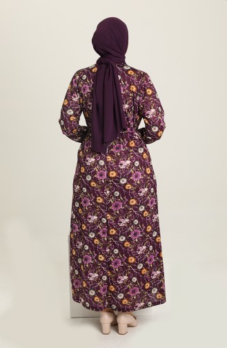 Zwetschge Hijab Kleider 4801B-04