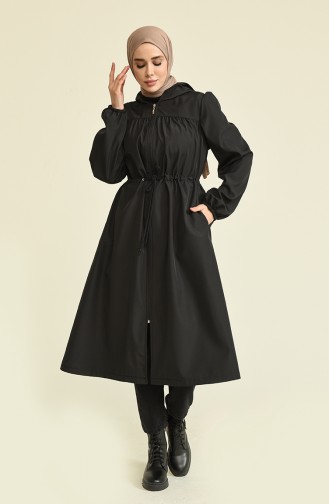 Black Trench Coats Models 6905-01