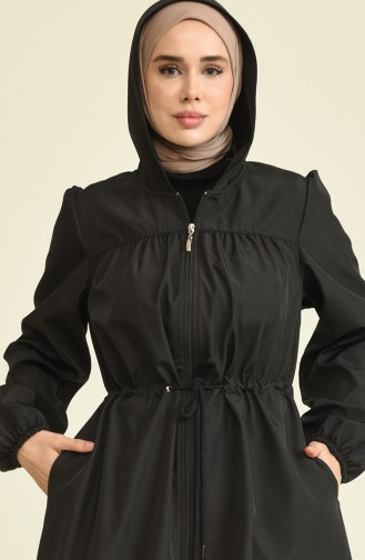 Black Trench Coats Models 6905-01