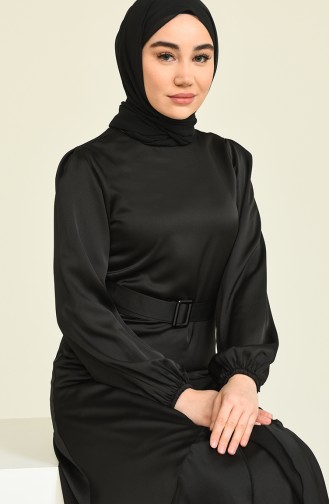 Black İslamitische Jurk 4566-01