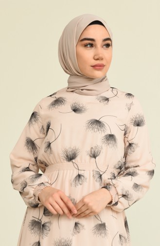 Robe Hijab Beige 3111-02