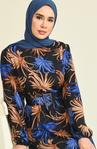 Black Hijab Dress 2266-05
