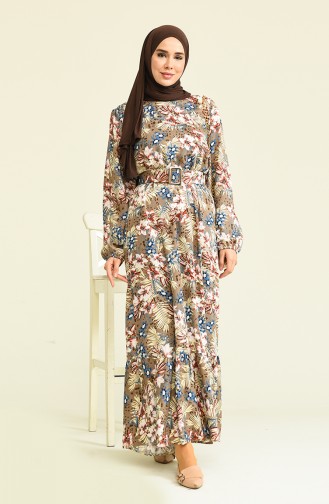 Mink Hijab Dress 2275-01