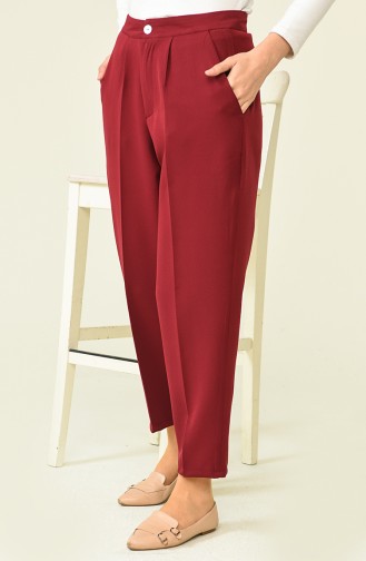 Claret Red Pants 13159