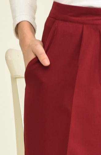Claret Red Pants 13159