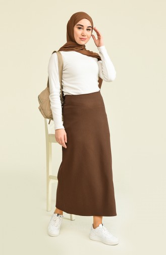 Brown Skirt 1463-02
