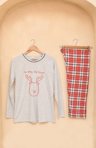 Gray Pajamas 5748-01