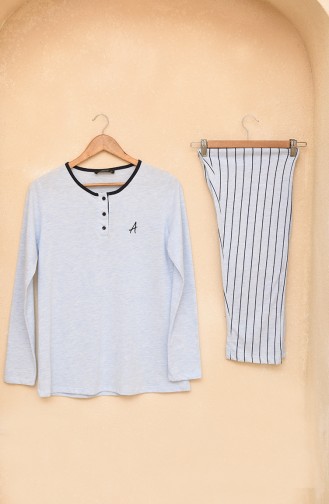 Blau Pyjama 5746-01