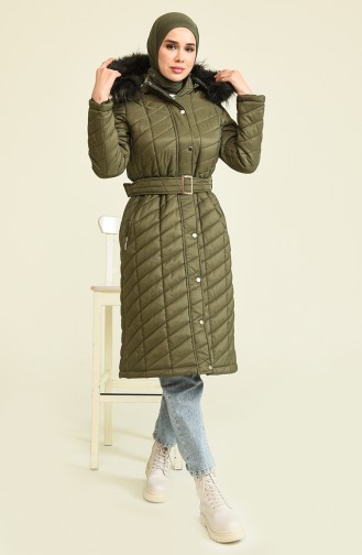 Khaki Winter Coat 505721-06