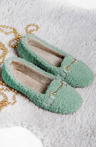 Mint Green House Shoes 0192-04