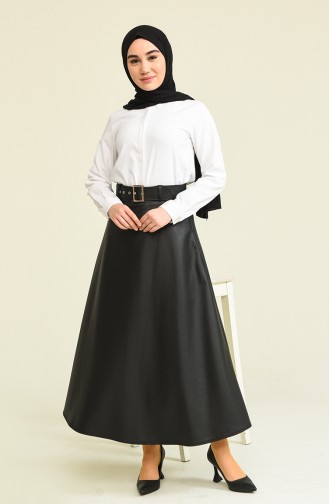 Black Skirt 10571.Siyah