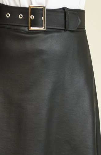 Black Skirt 10571.Siyah