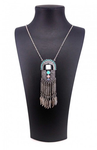 Silver Gray Necklace 9853000017643