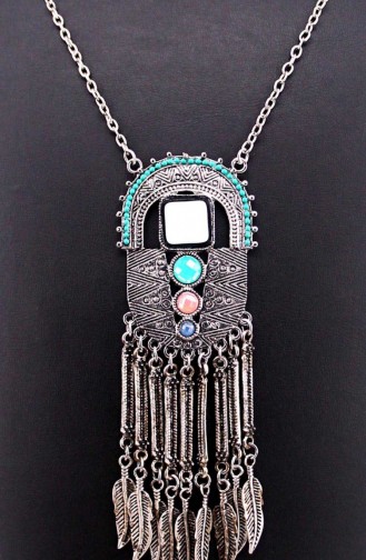 Silver Gray Necklace 9853000017643