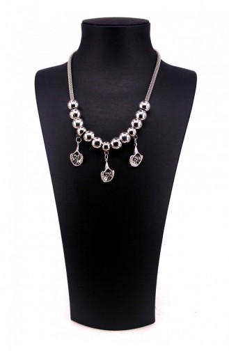 Collier Gris argenté 9853000017650