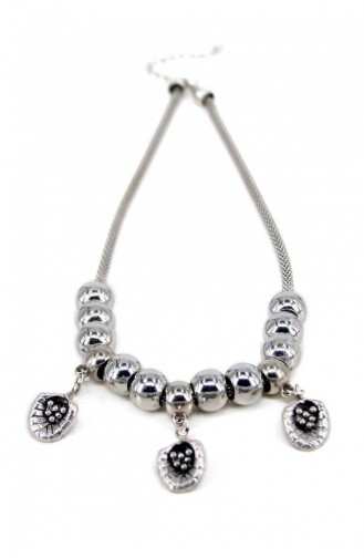 Collier Gris argenté 9853000017650