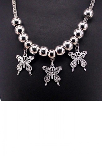 Silver Gray Necklace 9853000017698