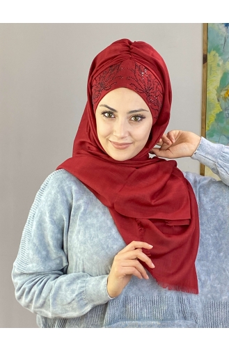 Claret red Ready to wear Turban 02YPKHŞL26OCK-01