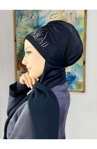 Black Ready to Wear Turban 5TBN27OCK-01