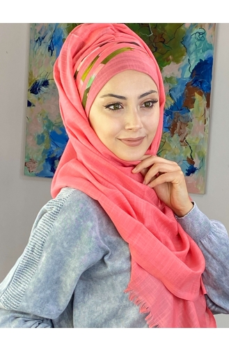Pinkish Orange Ready to wear Turban 1026OCKDRP-01