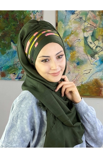 Dark Khaki Ready to Wear Turban 1126OCKDRP-01