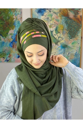 Dark Khaki Ready to Wear Turban 1126OCKDRP-01