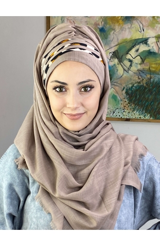 Gems Ready to Wear Turban 1226OCKDRP-01