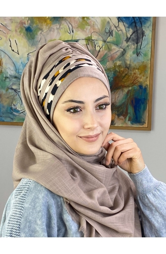 Gems Ready to Wear Turban 1226OCKDRP-01