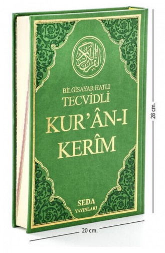 Tecvidli Kuranı Kerim Bilgisayar Hatlı Rahle Boy Seda Yayınevi