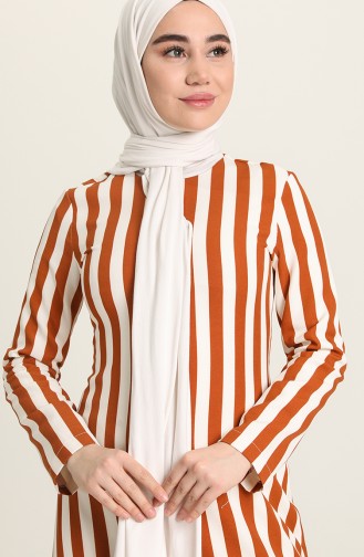 Robe Hijab Tabac 12627