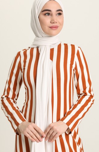 Tabak Hijab Kleider 8926.Taba
