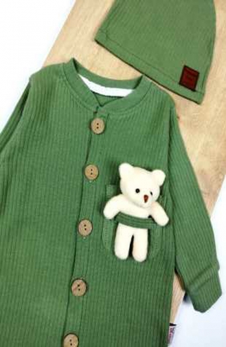 Green Baby Overalls 00015-01