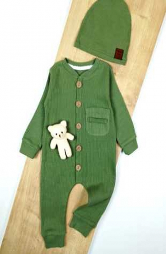 Green Baby Overalls 00015-01