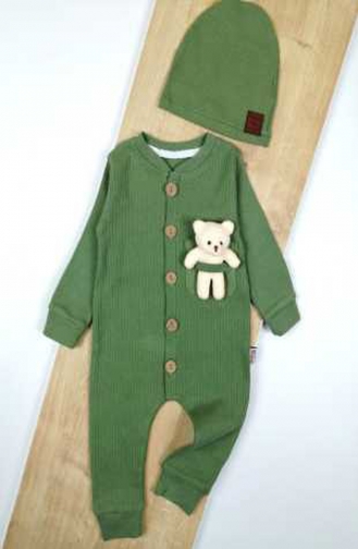 Green Baby Overalls 00015-01