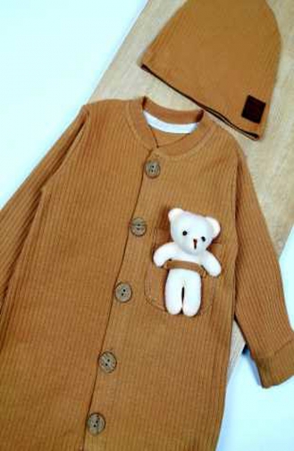 Brown Baby Overall 00015-03