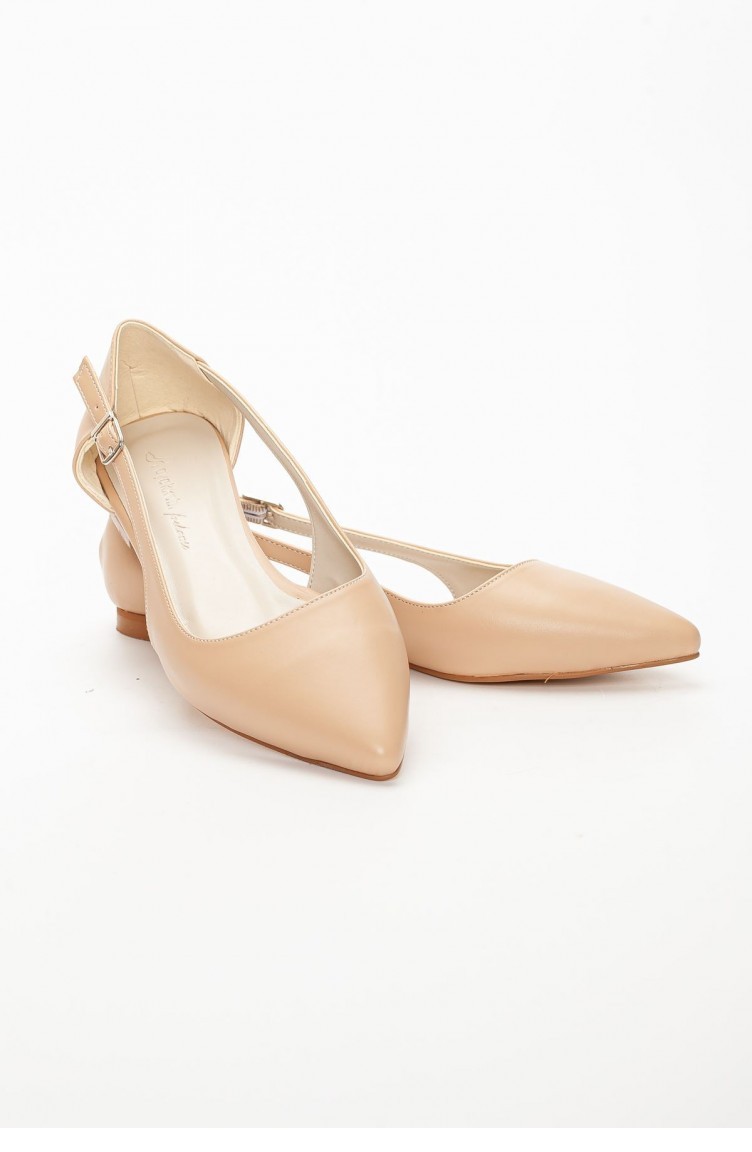 Flats sales color nude