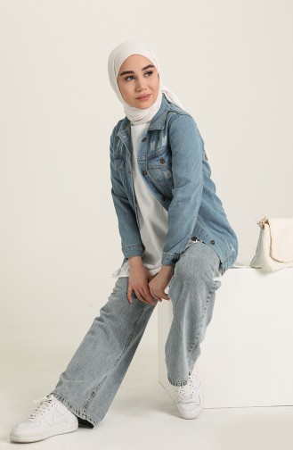 Eisblau Jacke 12891