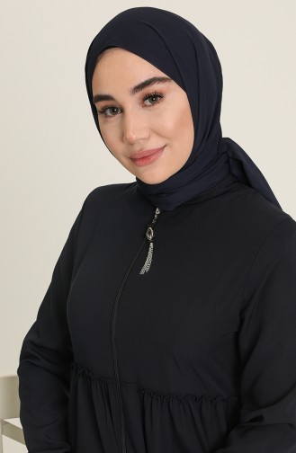 Dunkelblau Abayas 5042-02