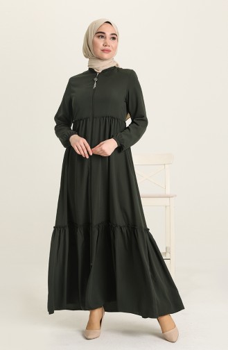 Khaki Abaya 5042-04